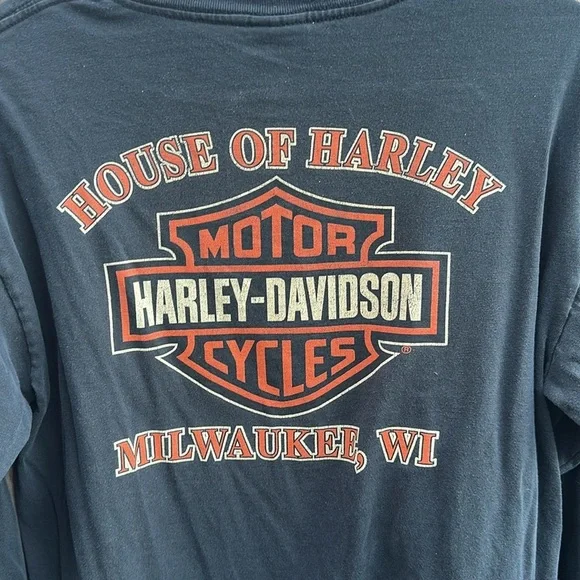 Harley-Davidson Men's Milwaukee Long Sleeve Tee Size medium - Picture 7 of 7
